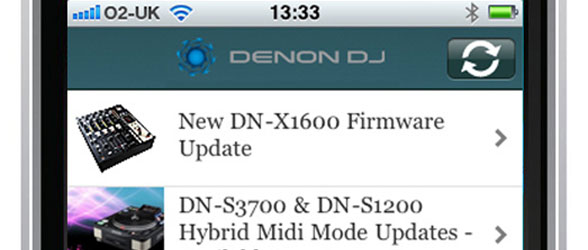 Denon DJ Launches iPhone App